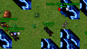 Looro on screen