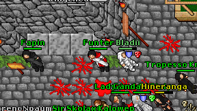Funter on screen