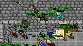 Archfiend of Hell on screen