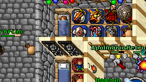 Mighty Arcan on screen