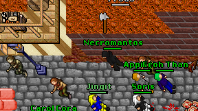 Necromantos on screen