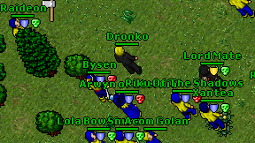 Dronko on screen