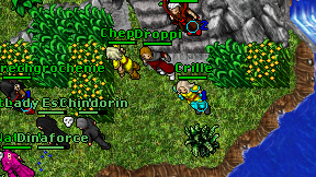 Droppi on screen