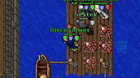 Disco Flomes on screen