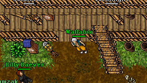 Wallabix on screen