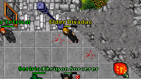 Elder Disadac on screen