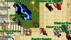 Antadrax on screen