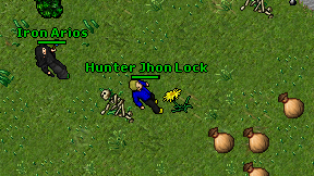 Hunter Jhon Lock on screen