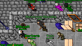 Hero von Obsidia on screen