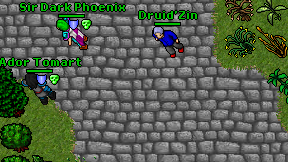 Druid'Zin on screen