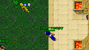 Elder vampy on screen