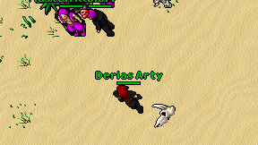 Derias Arty on screen