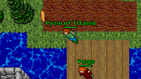 Pyzio of Titania on screen