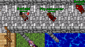 Fly sorcerer on screen