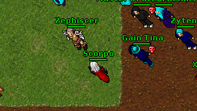 Scorpo on screen