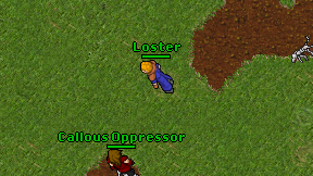 Loster on screen