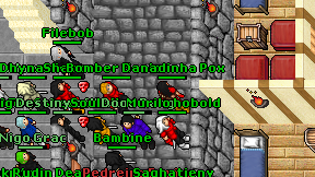 Bomber Healer on screen