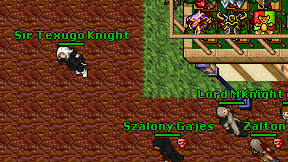 Sir Texugo Knight on screen
