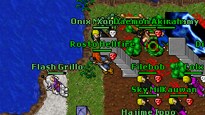 Rosto Hellfire on screen