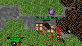 Storm Vulcan on screen