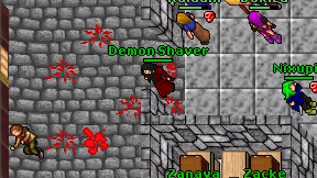 Demon Shaver on screen