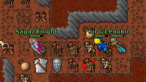 Sagaz Knight on screen