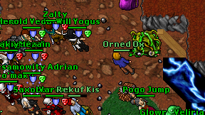 Orned Ox on screen