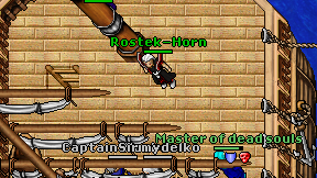 Rostek-Horn on screen