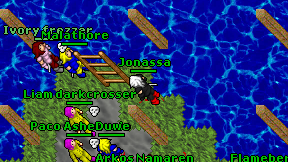 Jonassa on screen