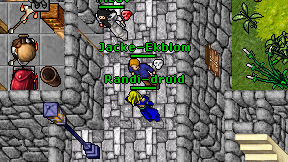 Randi-druid on screen