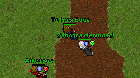 Tefrex Edos on screen