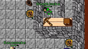 Death lucka on screen