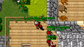 Lost the Second on screen