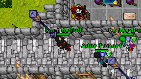 Lord de Evil on screen