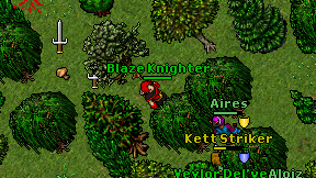 Blaze Knighter on screen