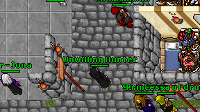 Unwilling Hunter on screen