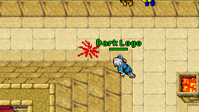 Dark Logo on screen
