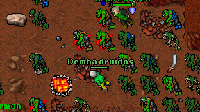 Demba druidos on screen