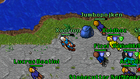 Xadrion on screen