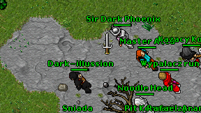 Dark-illussion on screen