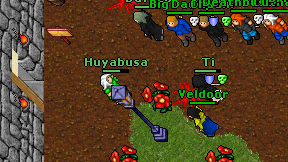 Huyabusa on screen