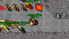 Agga Eye on screen