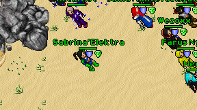 Sabrina'Elektra on screen