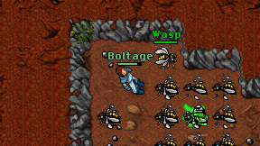 Boltage on screen