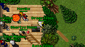 Drags fenix on screen