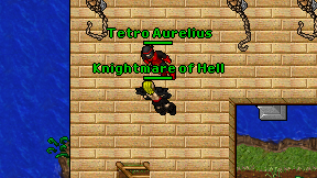 Knightmare of Hell on screen