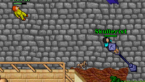 Skullerist on screen