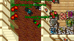Insanit'knight on screen