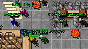Master Dark Devious on screen