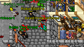 Devil from inferno on screen